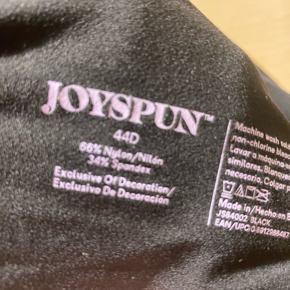 Joyspun Full Figure Modern T-Shirt Bra 44 D (IZ) - Picture 9 of 10